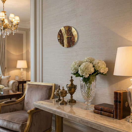 Modern Epoxy Resin Wall Clock Collection