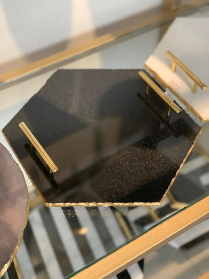 Luxury Epoxy Resin Tray – Decorative Art Tray